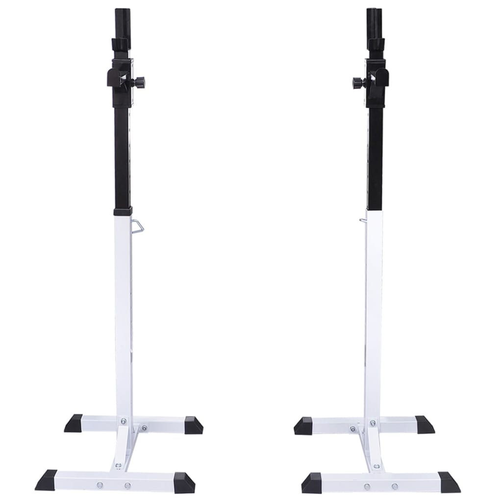 vidaXL Suport haltere genuflexiuni cu halteră și set gantere 30,5 kg vidaXL Suport haltere genuflexiuni cu halteră și set gantere 30,5 kg