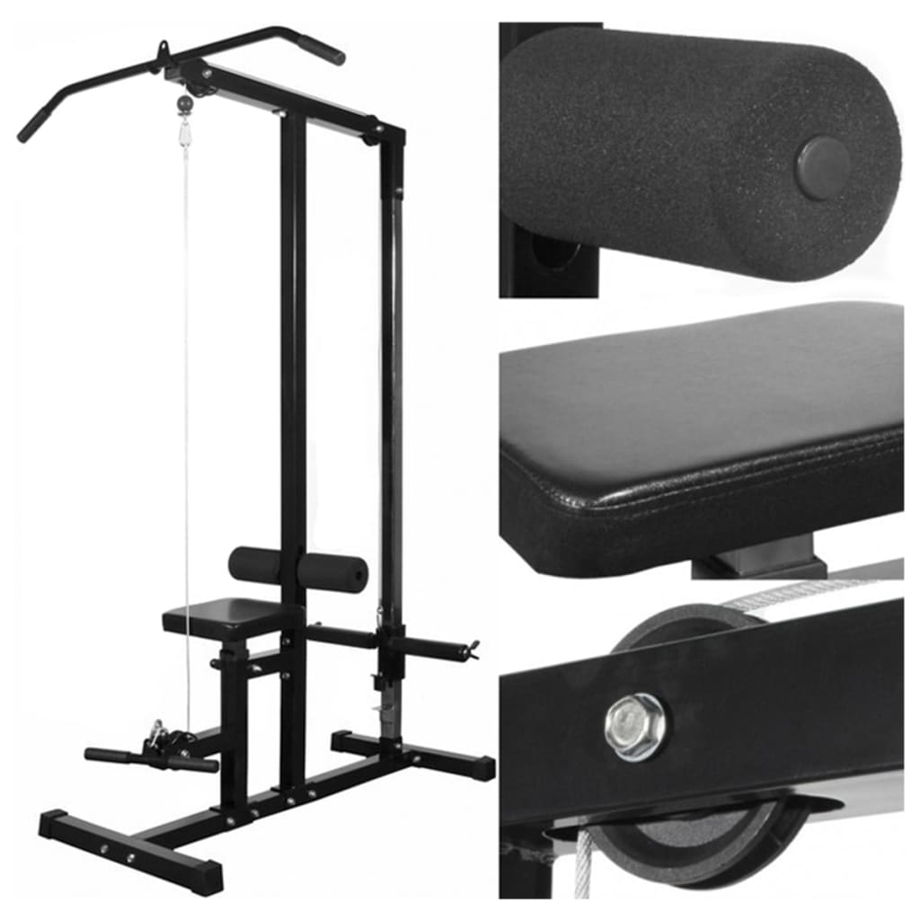 vidaXL Turn de forță cu set de haltere & gantere 30,5 kg vidaXL Turn de forță cu set de haltere & gantere 30,5 kg