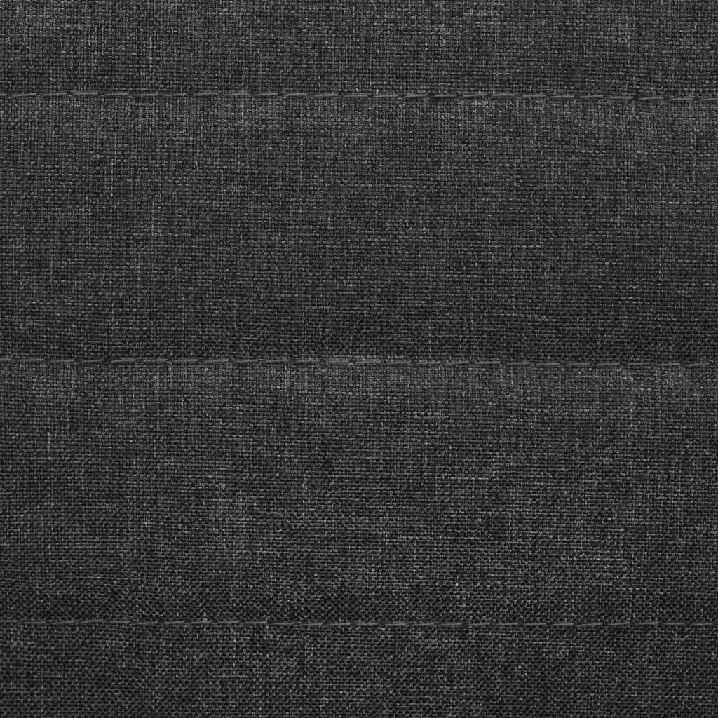vidaXL Scaune de sufragerie, 6 buc., gri închis, material textil