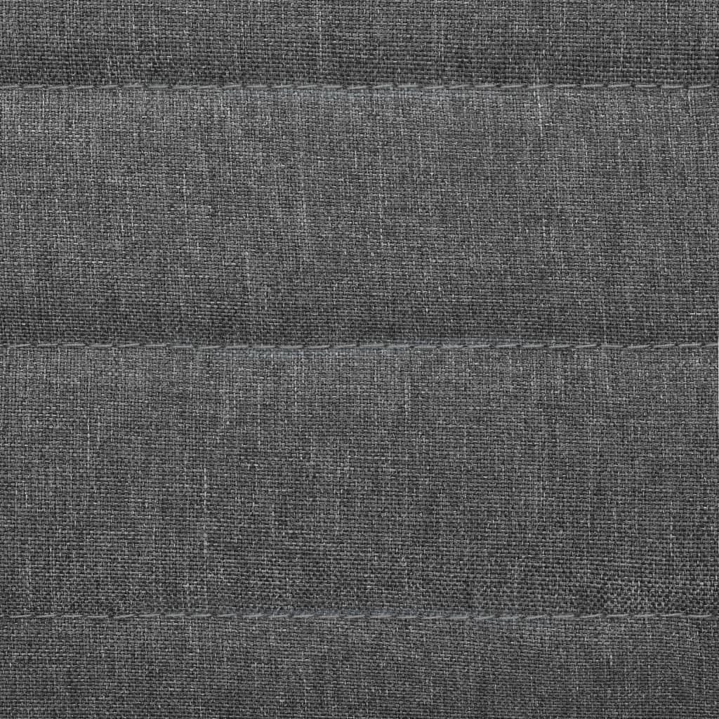 vidaXL Scaune de sufragerie, 6 buc., gri deschis, material textil