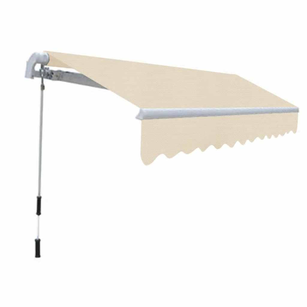 vidaXL Copertină reglabilă acționată manual, 300 cm, crem vidaXL Copertină reglabilă acționată manual, 300 cm, crem