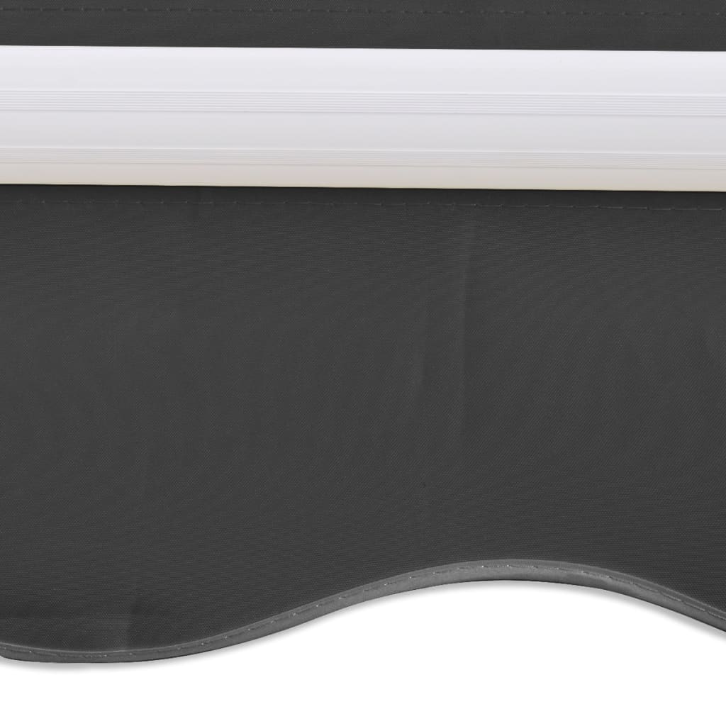 vidaXL Copertină reglabilă cu acționare manuală, 300 cm, antracit vidaXL Copertină reglabilă cu acționare manuală, 300 cm, antracit