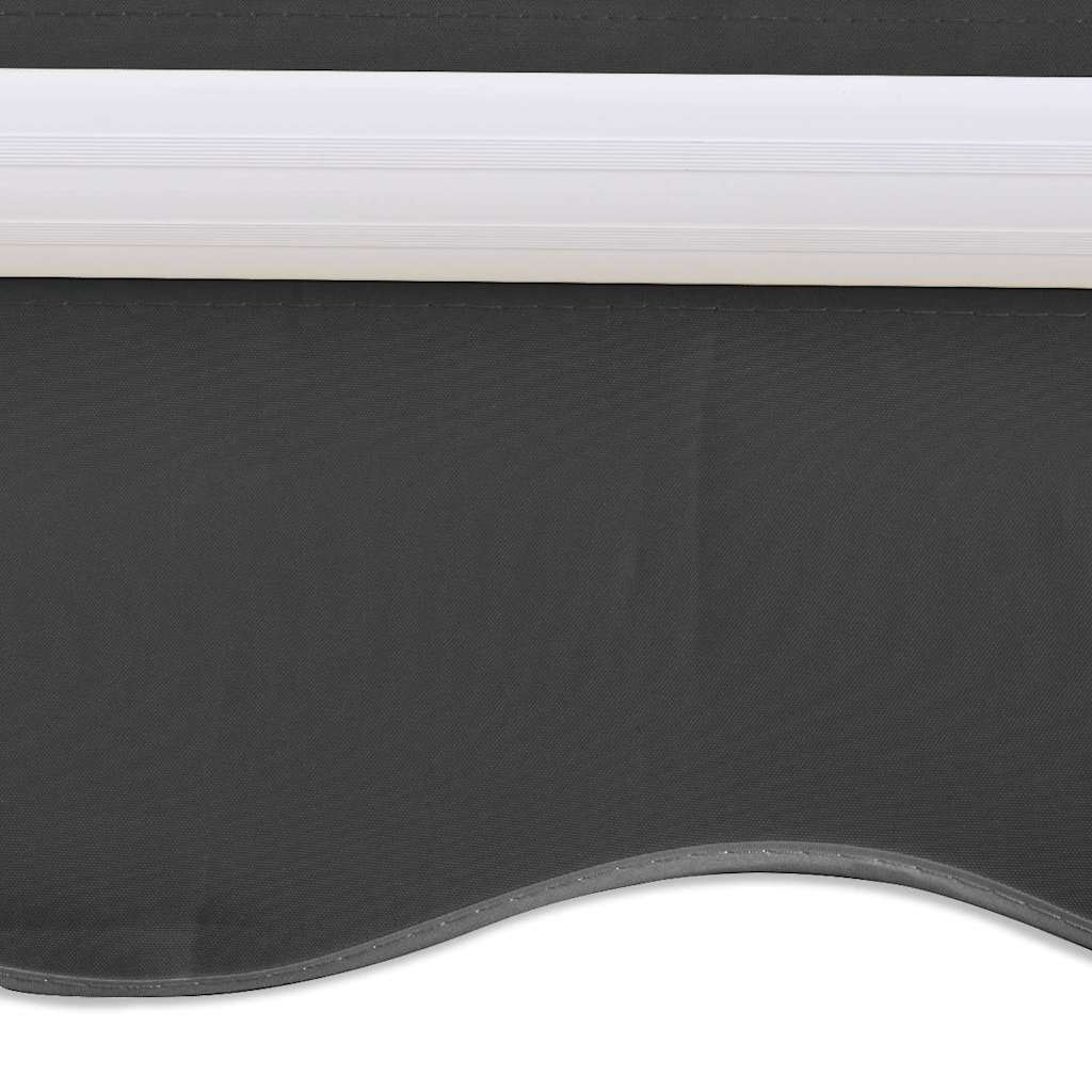 vidaXL Copertină pliabilă motorizată, 400 cm, antracit