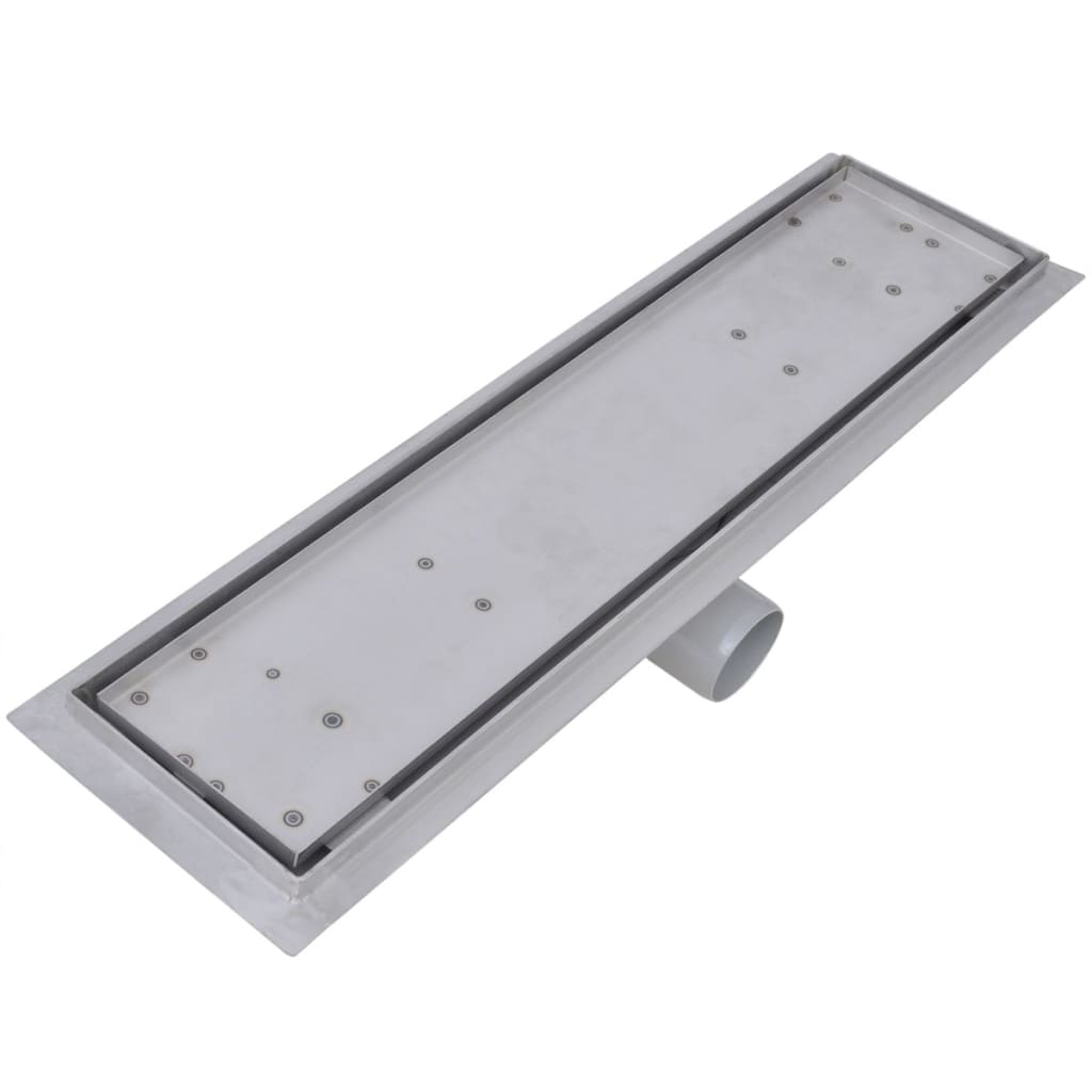 vidaXL Rigolă liniară duș, 2 buc, 530 x 140 mm, oțel inoxidabil vidaXL Rigolă liniară duș, 2 buc, 530 x 140 mm, oțel inoxidabil