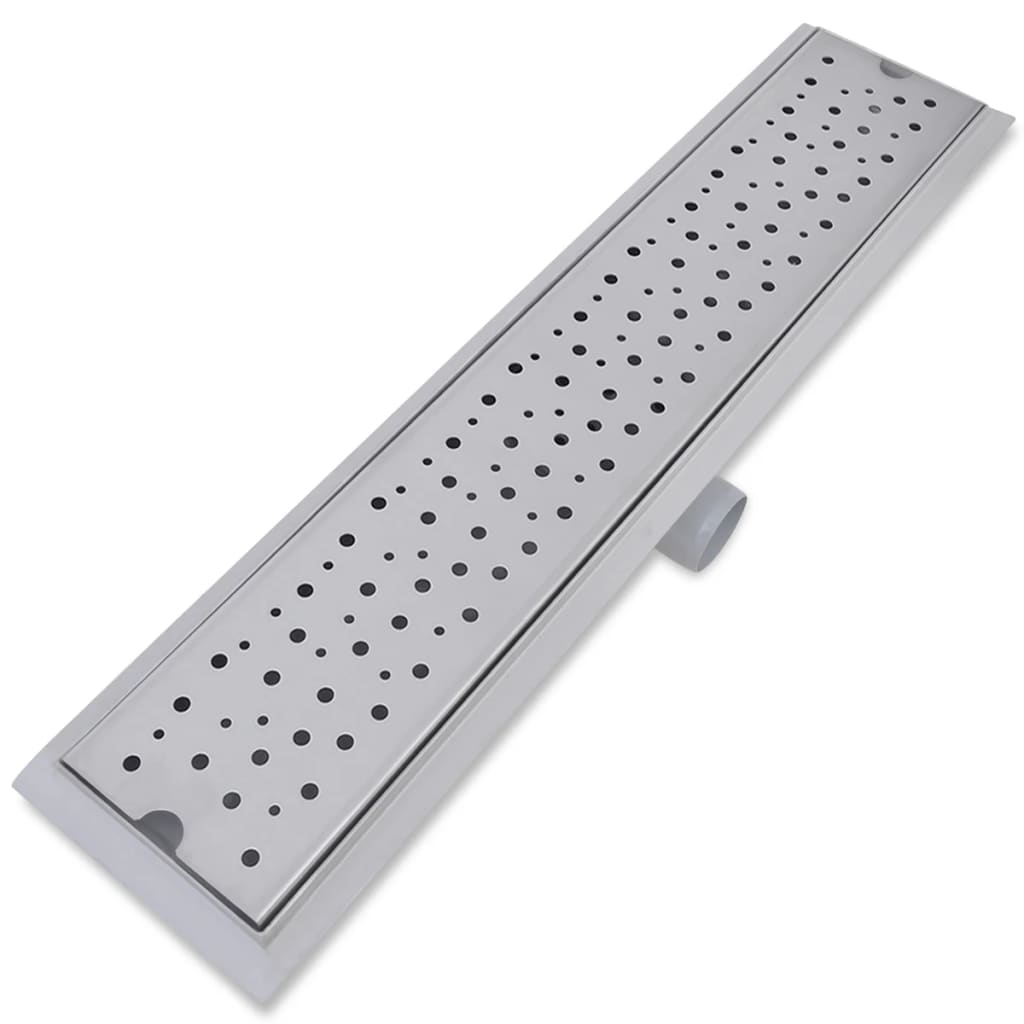 vidaXL Rigolă liniară de duș 2 buc. 630x140 mm, oțel inoxidabil, bule vidaXL Rigolă liniară de duș 2 buc. 630x140 mm, oțel inoxidabil, bule