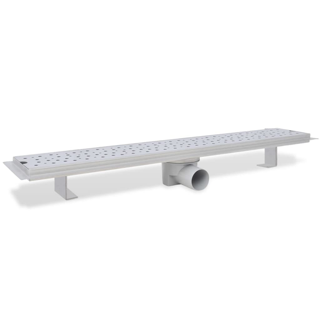 vidaXL Rigolă duș liniară, 2 buc., 730x140 mm, oțel inoxidabil, bule vidaXL Rigolă duș liniară, 2 buc., 730x140 mm, oțel inoxidabil, bule