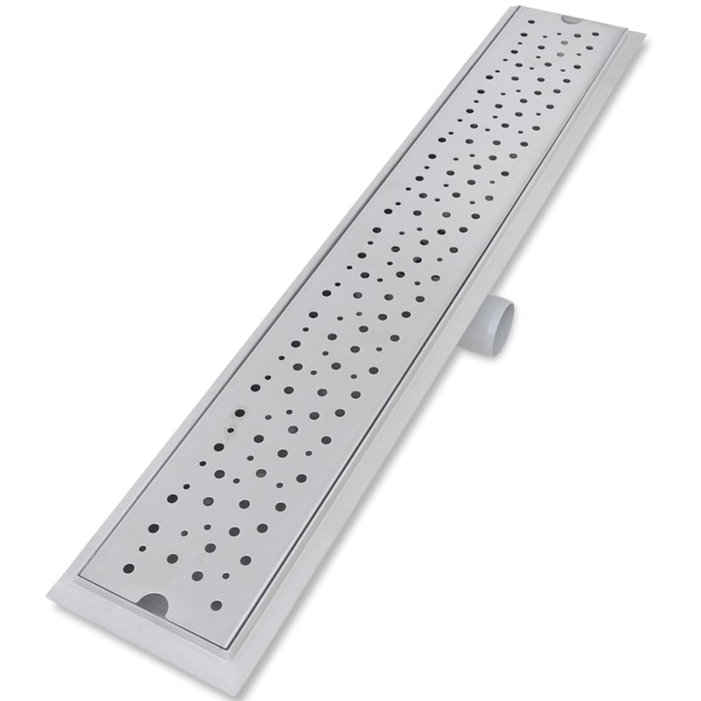 vidaXL Rigolă duș liniară, 2 buc., 730x140 mm, oțel inoxidabil, bule vidaXL Rigolă duș liniară, 2 buc., 730x140 mm, oțel inoxidabil, bule