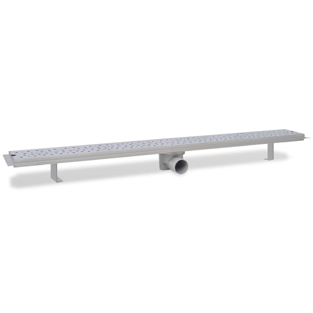 vidaXL Rigolă duș liniară, 2 buc., 1030x140 mm, oțel inoxidabil, bule vidaXL Rigolă duș liniară, 2 buc., 1030x140 mm, oțel inoxidabil, bule