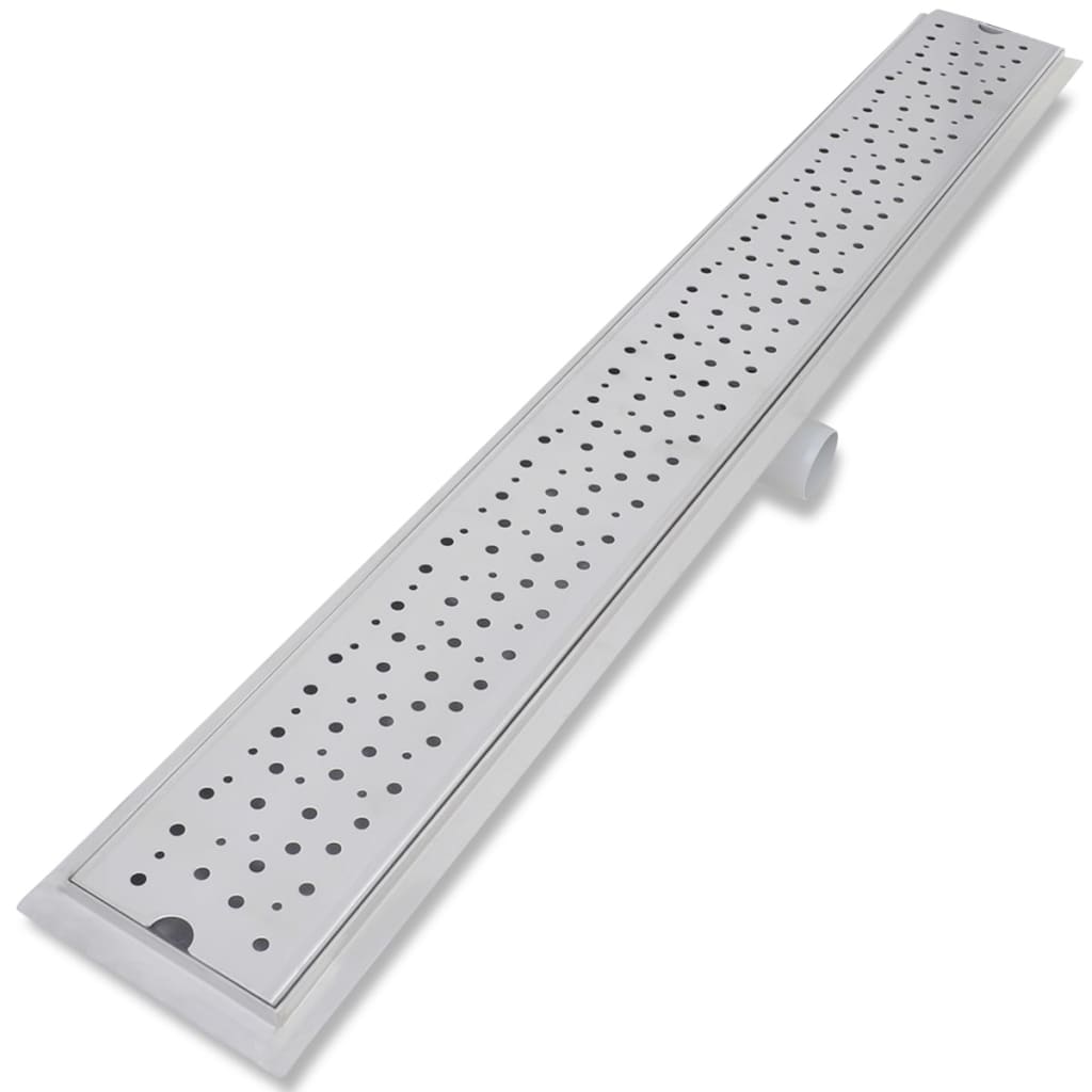 vidaXL Rigolă duș liniară, 2 buc., 1030x140 mm, oțel inoxidabil, bule vidaXL Rigolă duș liniară, 2 buc., 1030x140 mm, oțel inoxidabil, bule
