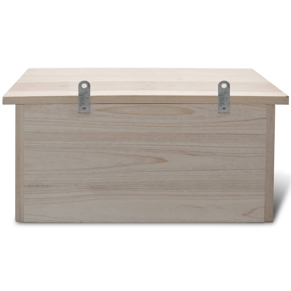 vidaXL Case de vrăbii, 2 buc., 44 x 15,5 x 21,5 cm, lemn