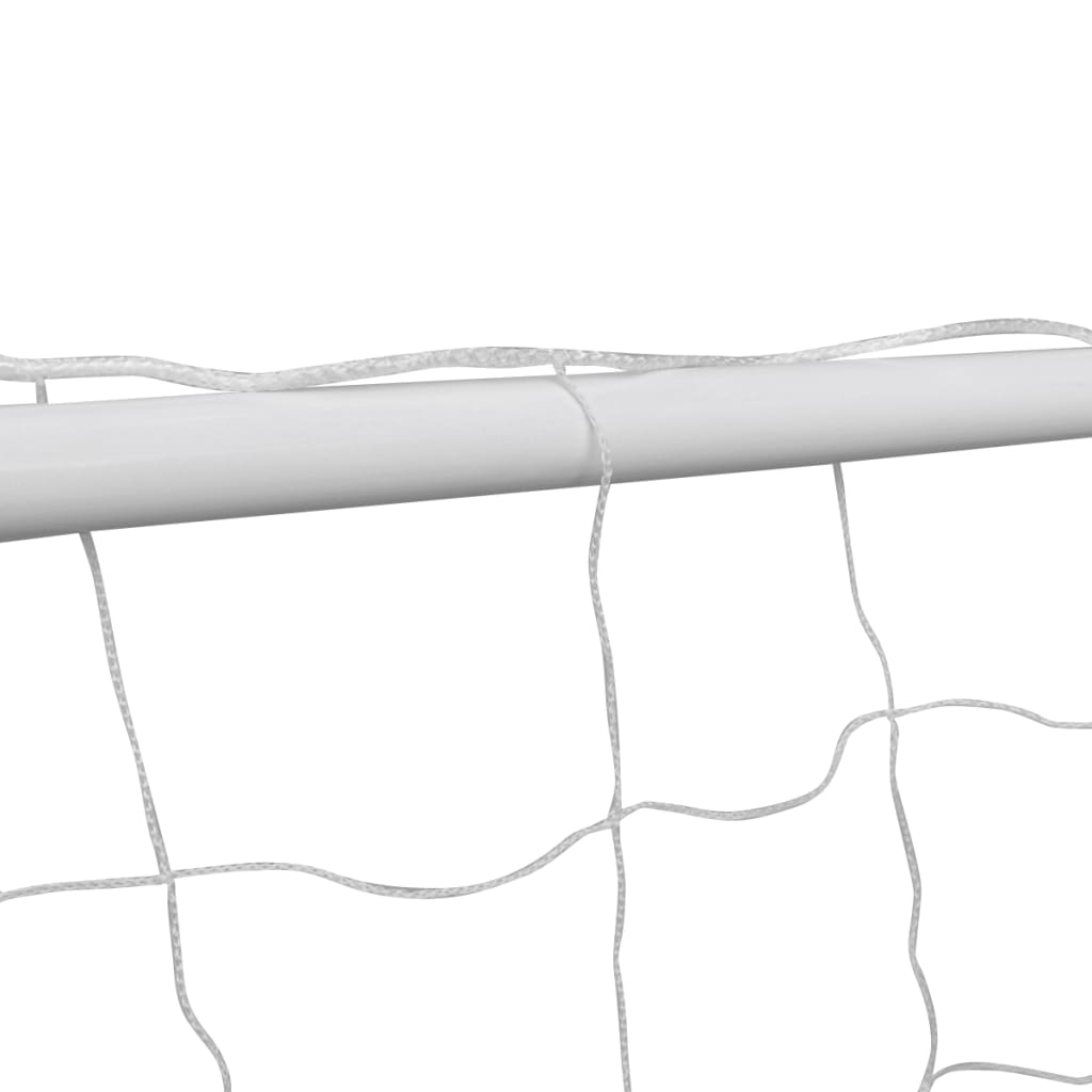 vidaXL Porți de fotbal cu plasă, 2 buc, 240 x 90 x 150 cm, oțel vidaXL Porți de fotbal cu plasă, 2 buc, 240 x 90 x 150 cm, oțel