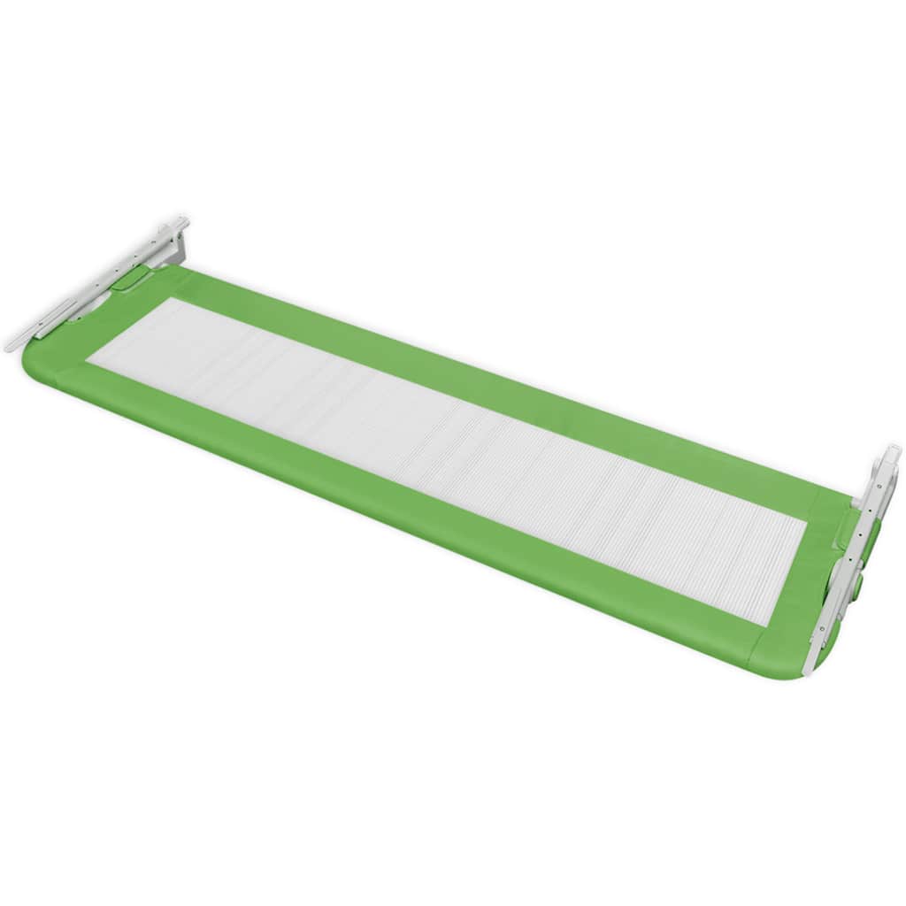 vidaXL Balustradă de protecție pat copii, 2 buc., verde, 150x42 cm vidaXL Balustradă de protecție pat copii, 2 buc., verde, 150x42 cm