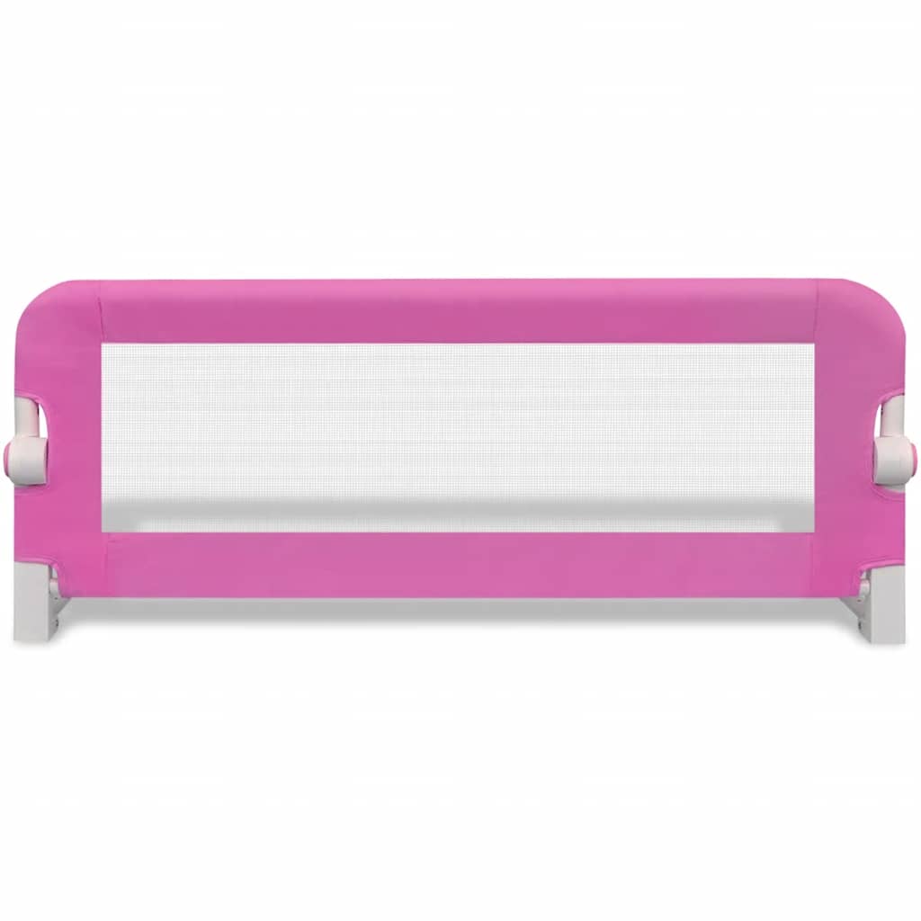 vidaXL Balustradă de protecție pat copii, 2 buc., roz, 102x42 cm vidaXL Balustradă de protecție pat copii, 2 buc., roz, 102x42 cm