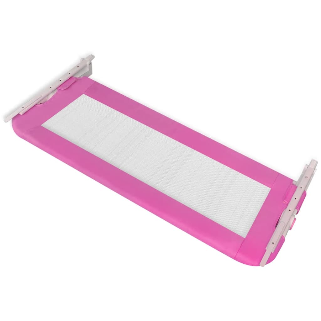 vidaXL Balustradă de protecție pat copii, 2 buc., roz, 102x42 cm vidaXL Balustradă de protecție pat copii, 2 buc., roz, 102x42 cm