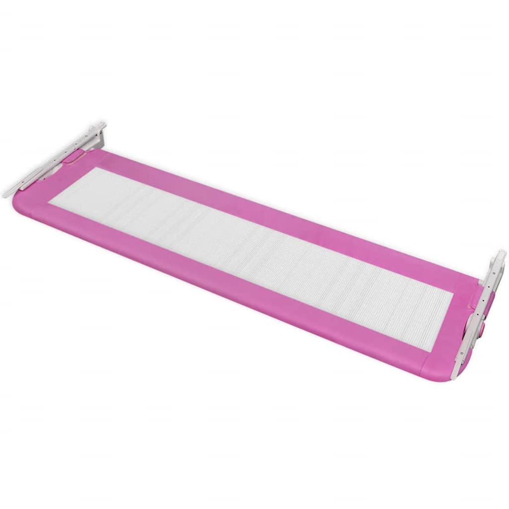 vidaXL Balustradă de protecție pat copii, 2 buc., roz, 150x42 cm vidaXL Balustradă de protecție pat copii, 2 buc., roz, 150x42 cm