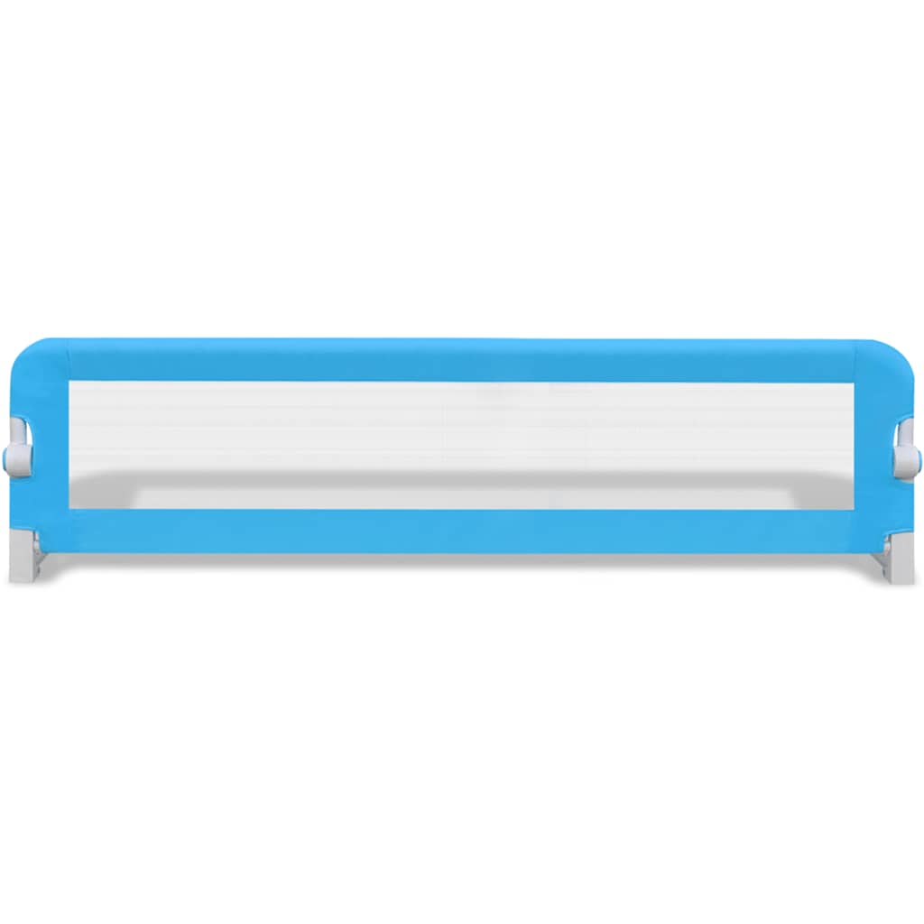 vidaXL Balustradă de protecție pat copii, 2 buc., albastru, 150x42 cm vidaXL Balustradă de protecție pat copii, 2 buc., albastru, 150x42 cm