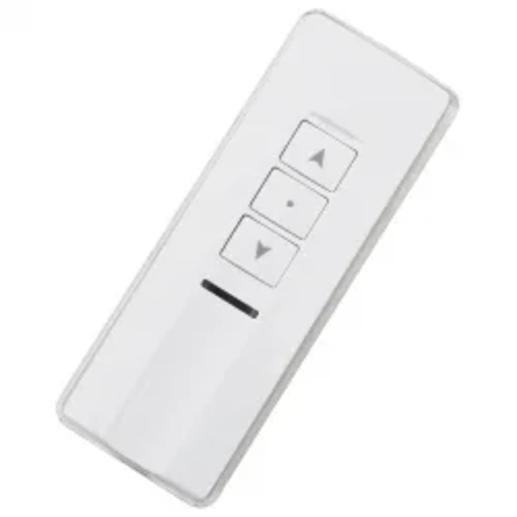 vidaXL Copertină pliabilă motorizată, albastru/alb, 600 cm