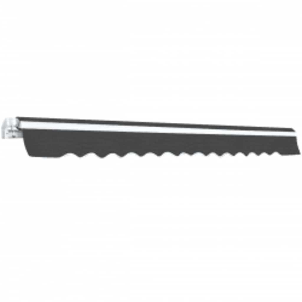 vidaXL Copertină pliabilă acționată manual, antracit, 600 cm vidaXL Copertină pliabilă acționată manual, antracit, 600 cm