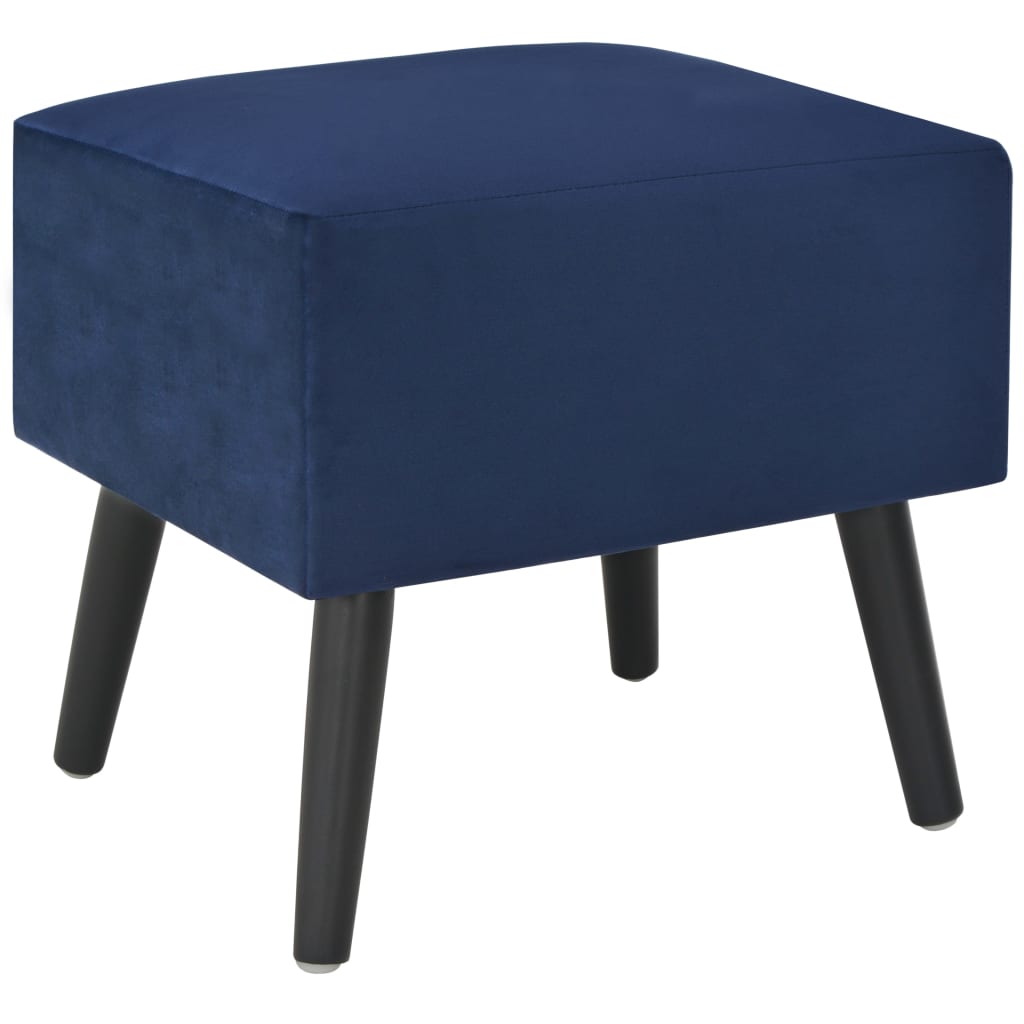 vidaXL Noptiere, 2 buc., albastru, 40 x 35 x 40 cm, catifea vidaXL Noptiere, 2 buc., albastru, 40 x 35 x 40 cm, catifea