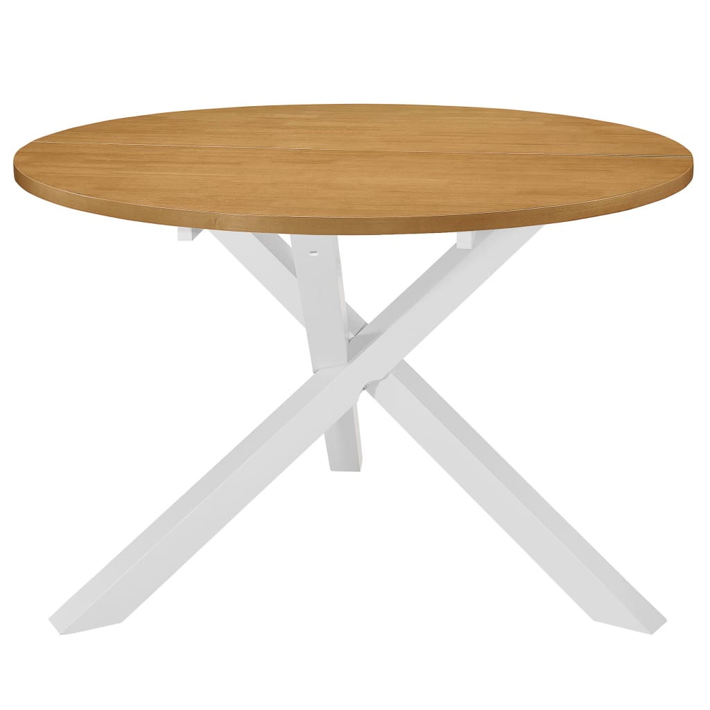 vidaXL Set de mobilier de bucătărie, 5 piese, alb, MDF vidaXL Set de mobilier de bucătărie, 5 piese, alb, MDF
