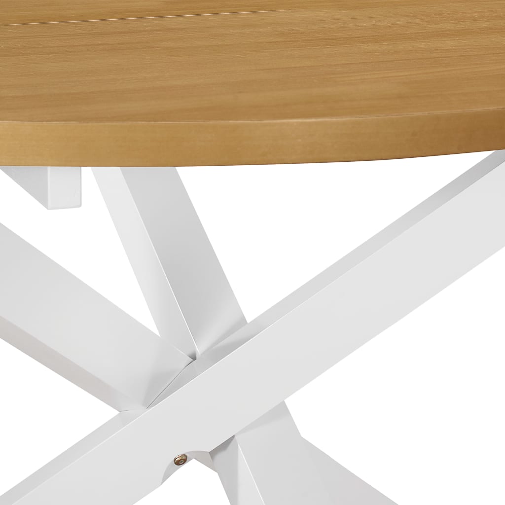 vidaXL Set de mobilier de bucătărie, 5 piese, alb, MDF vidaXL Set de mobilier de bucătărie, 5 piese, alb, MDF