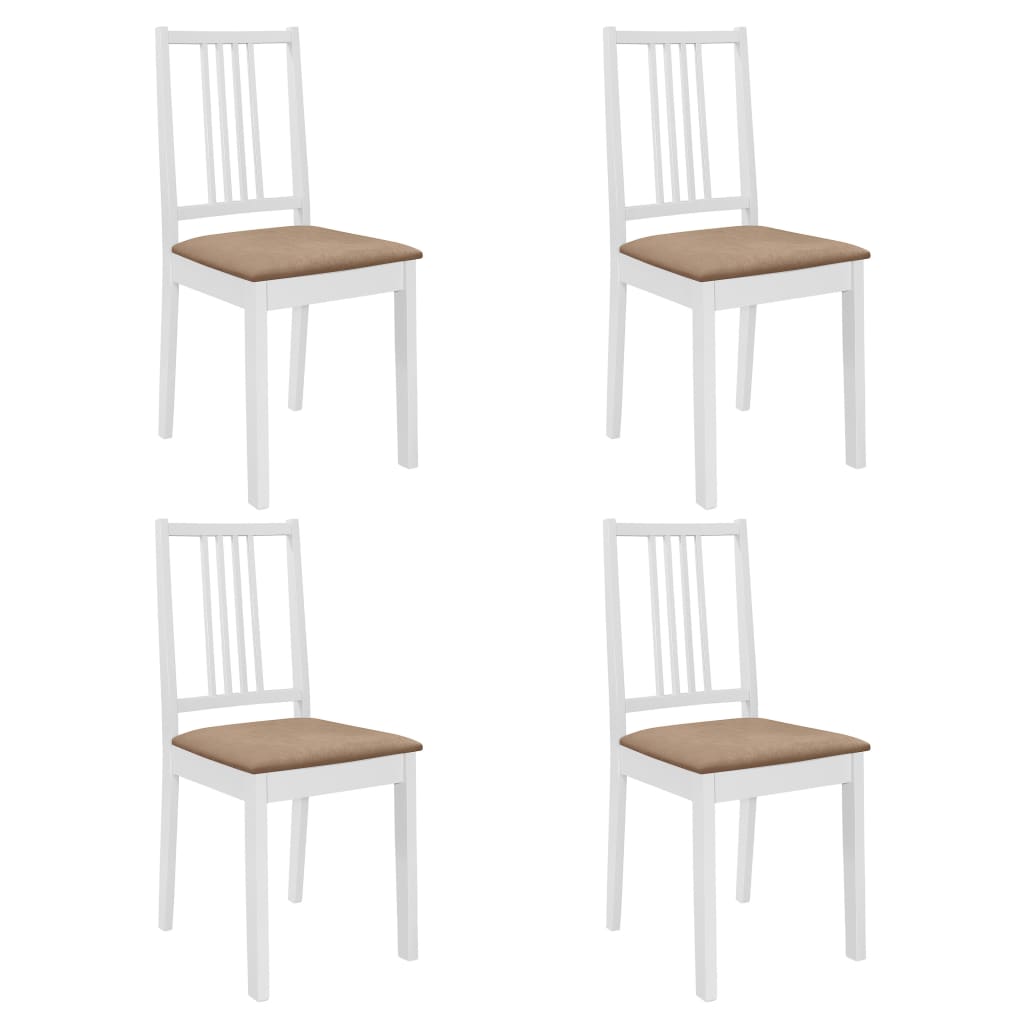 vidaXL Set de mobilier de bucătărie, 5 piese, alb, MDF vidaXL Set de mobilier de bucătărie, 5 piese, alb, MDF