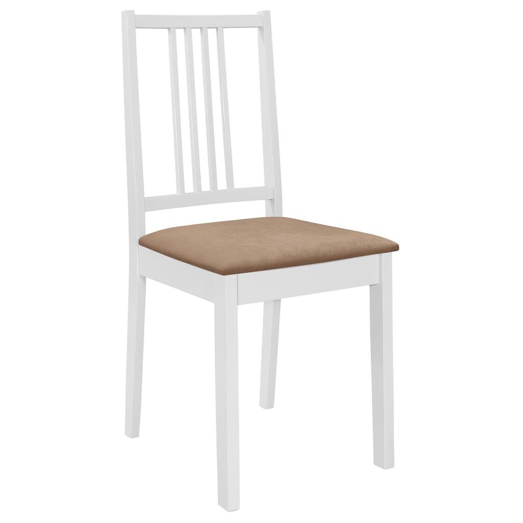 vidaXL Set de mobilier de bucătărie, 5 piese, alb, MDF vidaXL Set de mobilier de bucătărie, 5 piese, alb, MDF
