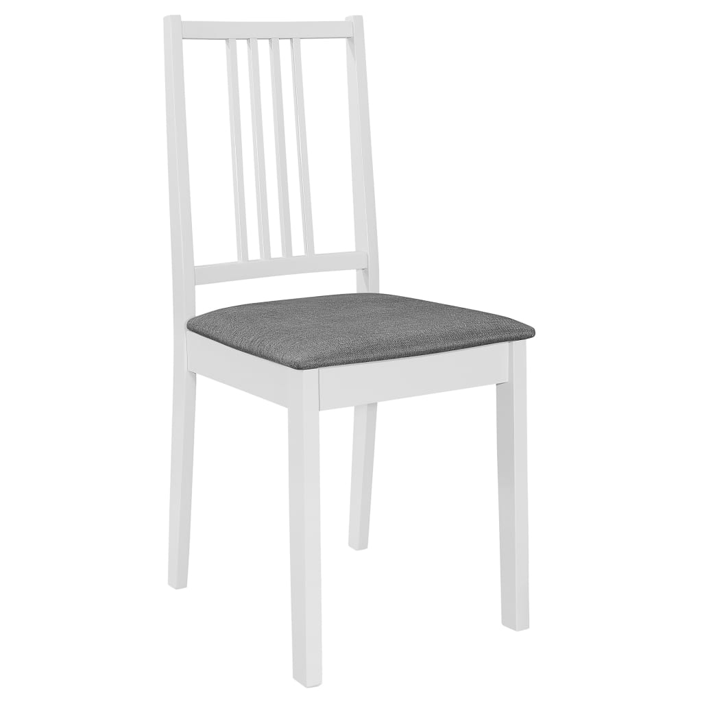 vidaXL Set mobilier de bucătărie, 5 piese, alb, MDF