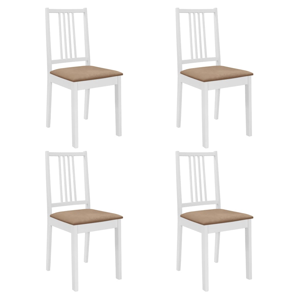 vidaXL Set mobilier de bucătărie, 5 piese, alb, MDF