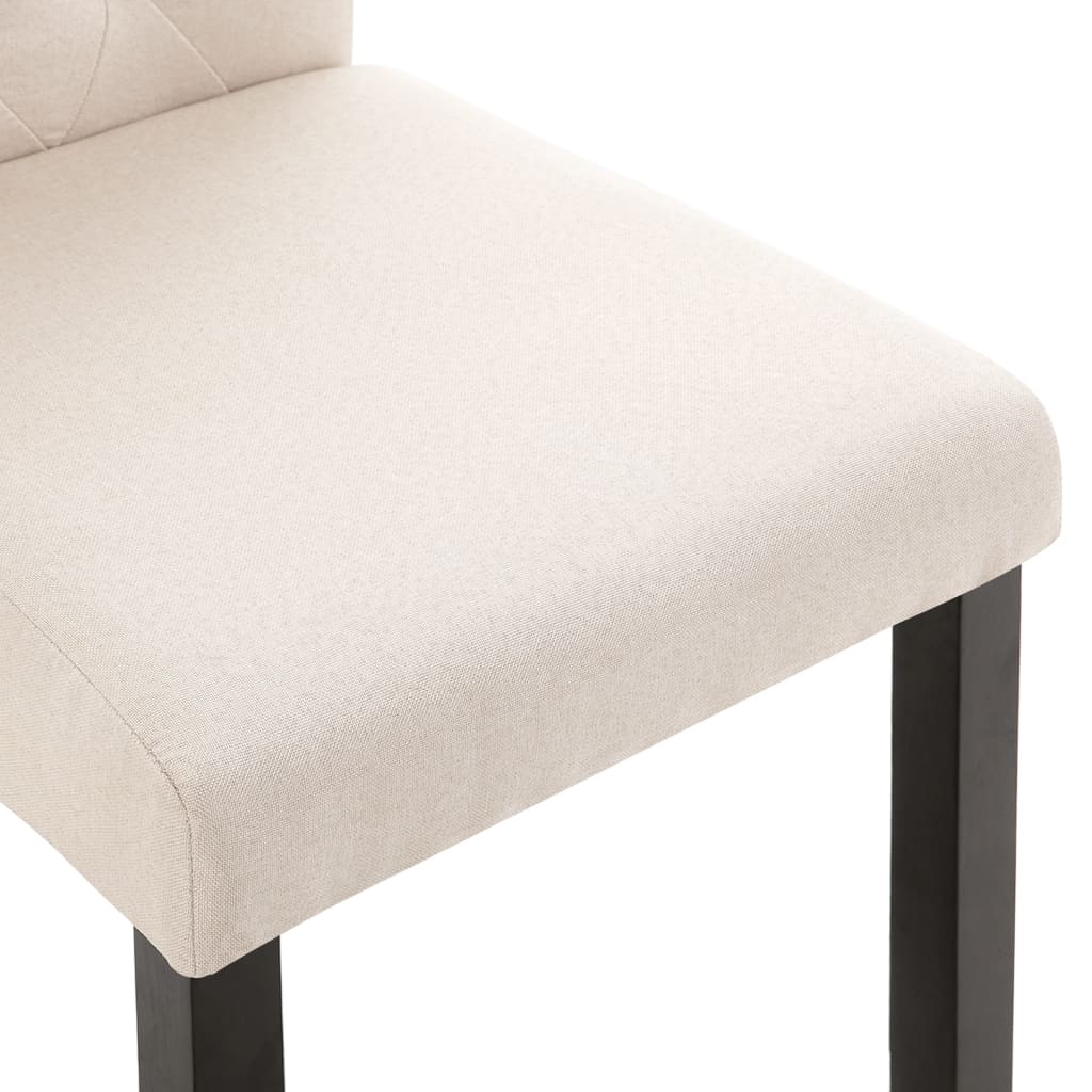 vidaXL Scaune de bucătărie, 4 buc., material textil vidaXL Scaune de bucătărie, 4 buc., material textil