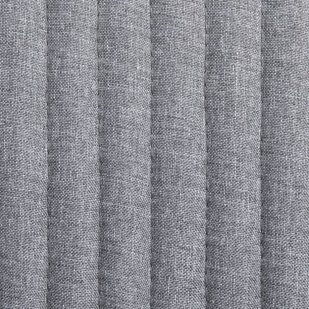 vidaXL Scaune de bucătărie pivotante, 4 buc., gri deschis, textil vidaXL Scaune de bucătărie pivotante, 4 buc., gri deschis, textil