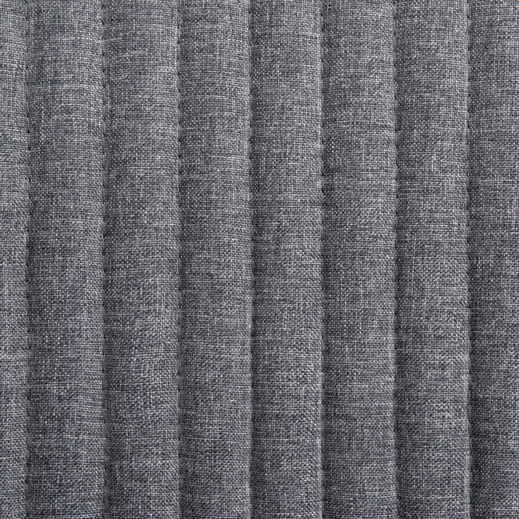 vidaXL Scaune de sufragerie, 6 buc., gri închis, material textil