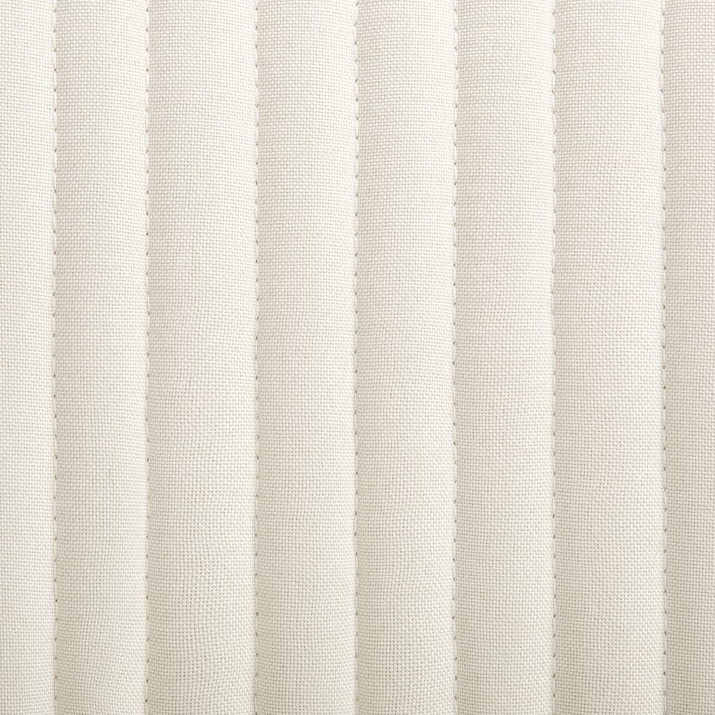 vidaXL Scaune de sufragerie, 6 buc., crem, material textil