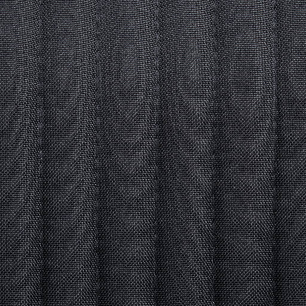 vidaXL Scaune de bucătărie, 4 buc., negru, material textil vidaXL Scaune de bucătărie, 4 buc., negru, material textil