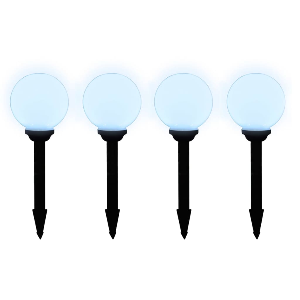 vidaXL Lămpi de exterior pentru alee LED 8 buc. 15 cm, cu țăruș de sol vidaXL Lămpi de exterior pentru alee LED 8 buc. 15 cm, cu țăruș de sol