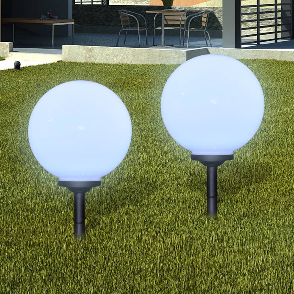 vidaXL Lămpi de exterior pentru alee LED 4 buc. 30 cm, cu țăruș de sol vidaXL Lămpi de exterior pentru alee LED 4 buc. 30 cm, cu țăruș de sol