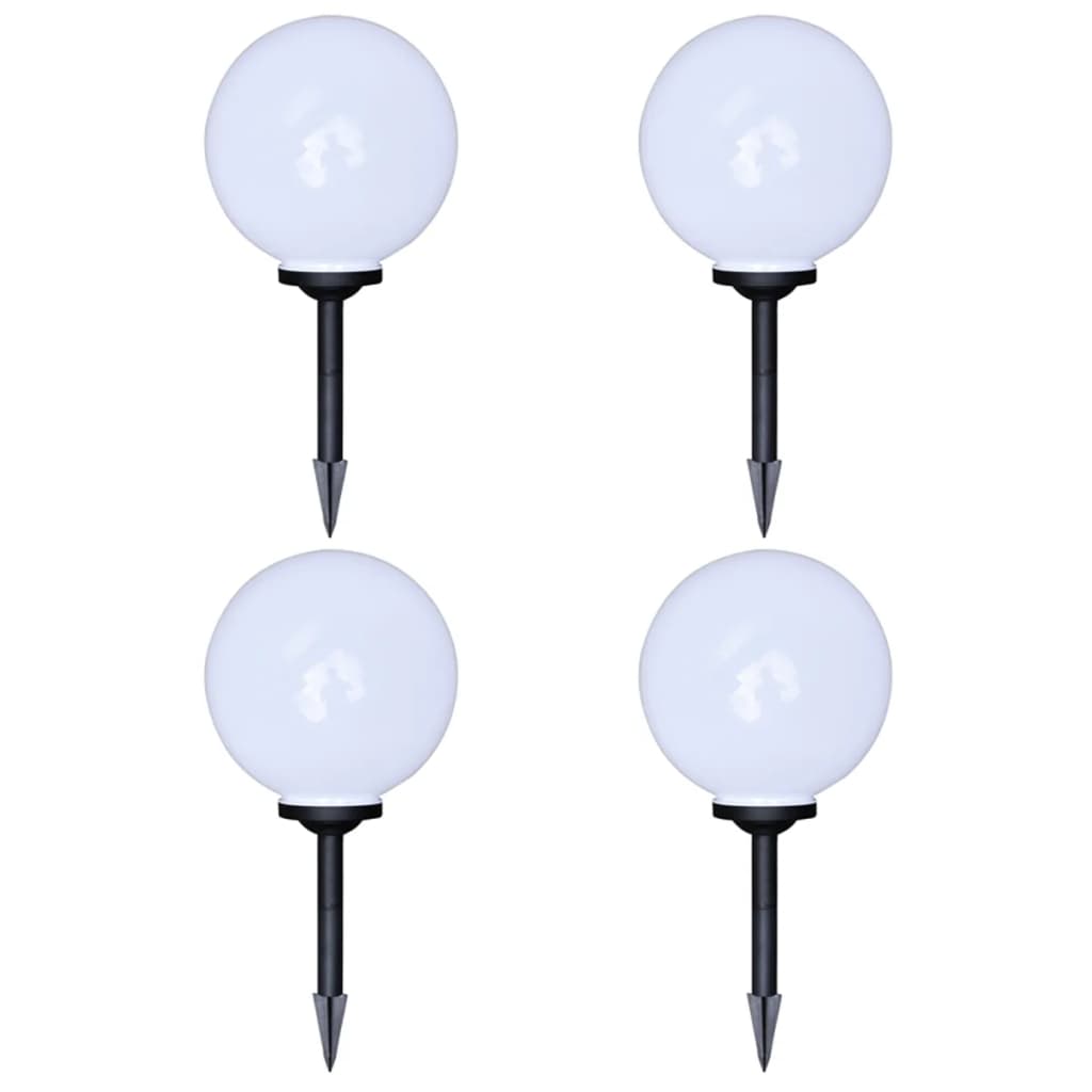 vidaXL Lămpi de exterior pentru alee LED 4 buc. 30 cm, cu țăruș de sol vidaXL Lămpi de exterior pentru alee LED 4 buc. 30 cm, cu țăruș de sol