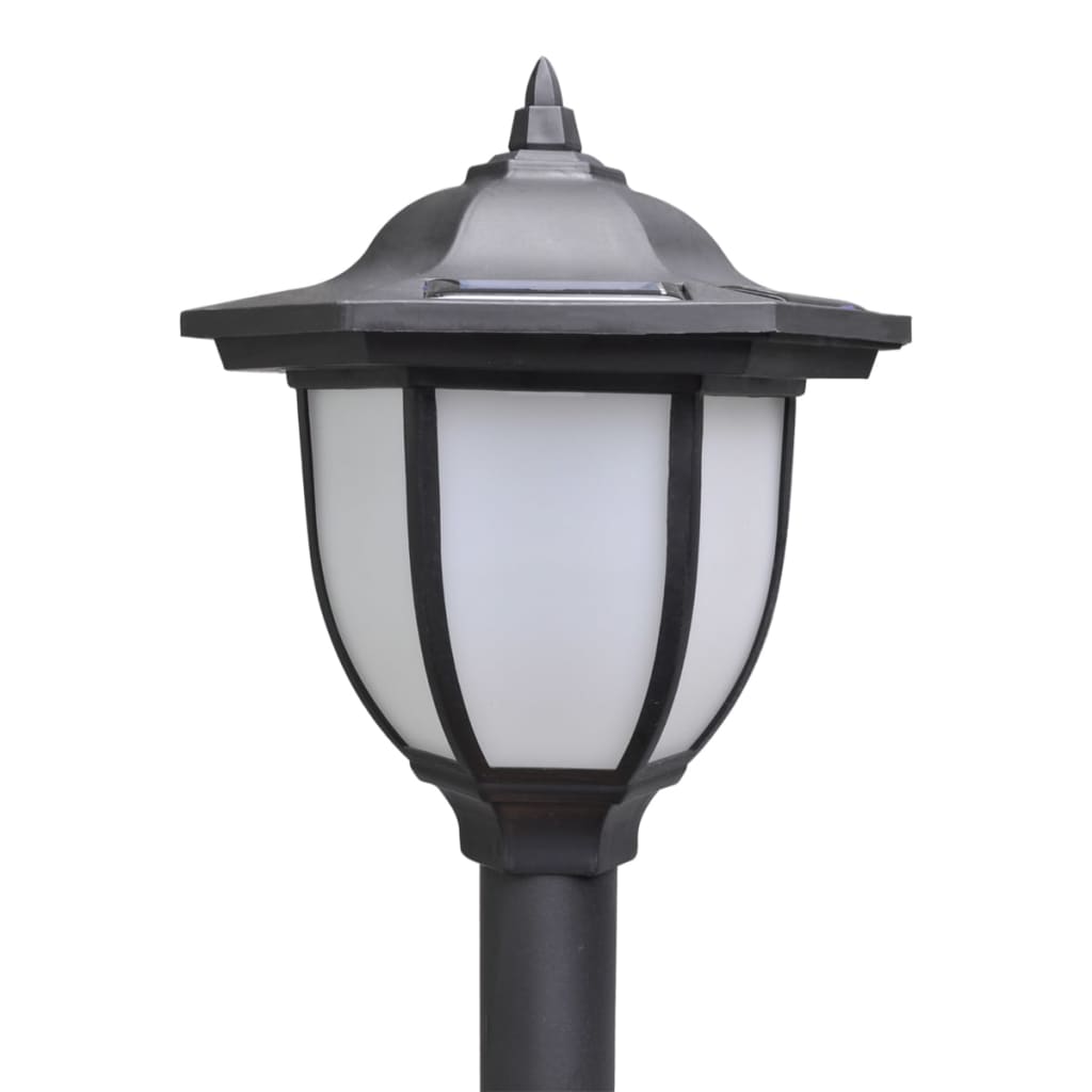 vidaXL Lămpi solare, 4 buc., cu gard de lanț și țăruși vidaXL Lămpi solare, 4 buc., cu gard de lanț și țăruși