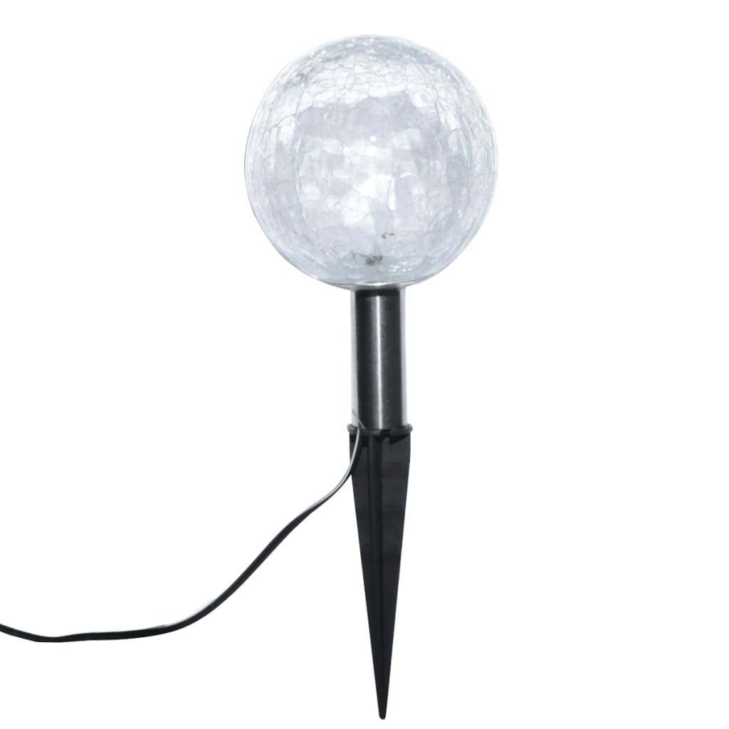 vidaXL Lămpi de grădină cu LED, 6 buc., țăruși & panouri solare vidaXL Lămpi de grădină cu LED, 6 buc., țăruși & panouri solare