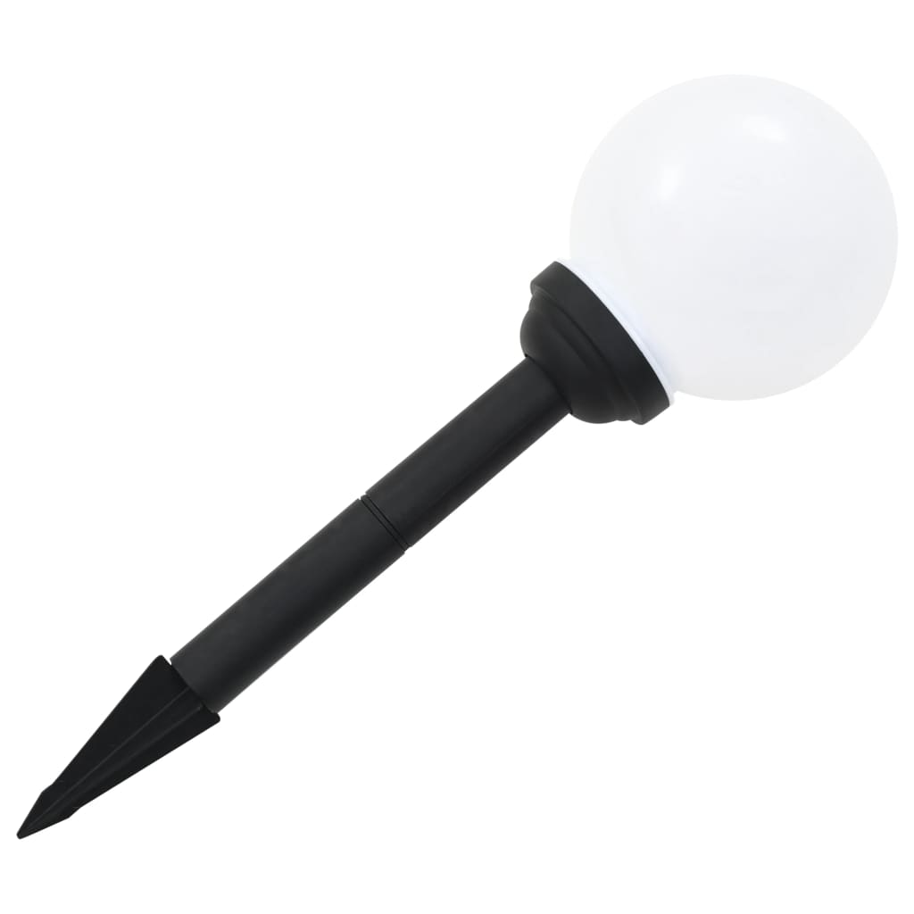 vidaXL Lămpi solare de exterior, 6 buc., 20 cm, RGB, sferic, LED