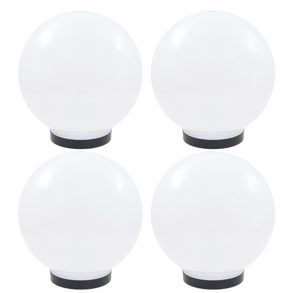 vidaXL Lămpi glob cu LED, 4 buc., 25 cm, PMMA, sferic vidaXL Lămpi glob cu LED, 4 buc., 25 cm, PMMA, sferic