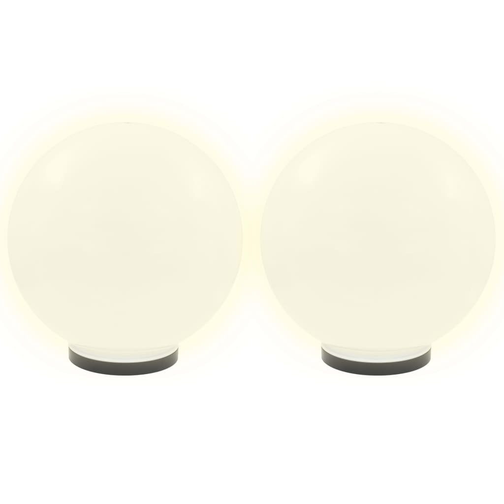 vidaXL Lămpi glob cu LED, 4 buc., 40 cm, PMMA, sferic vidaXL Lămpi glob cu LED, 4 buc., 40 cm, PMMA, sferic