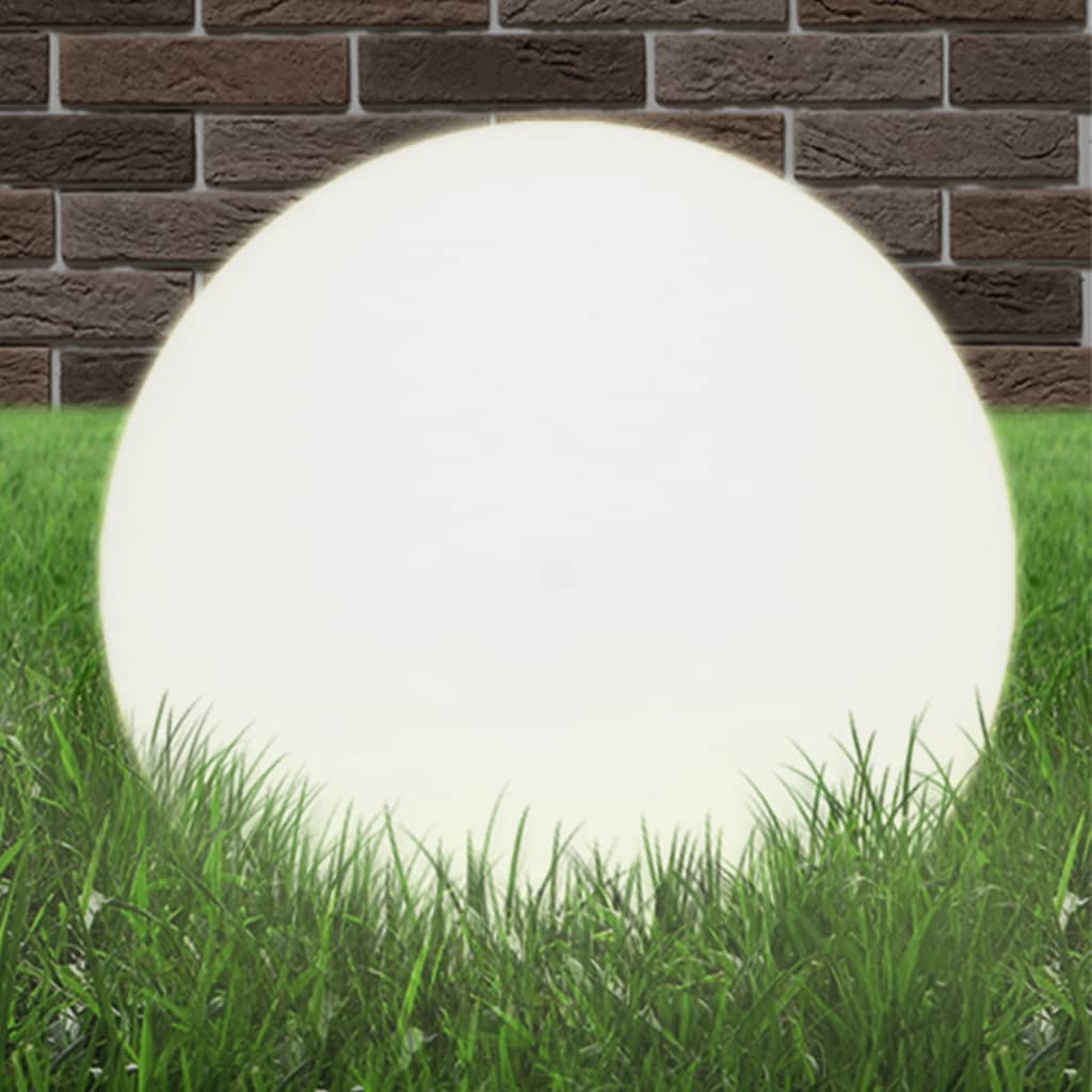 vidaXL Lămpi glob cu LED, 2 buc., 50 cm, PMMA, sferic vidaXL Lămpi glob cu LED, 2 buc., 50 cm, PMMA, sferic