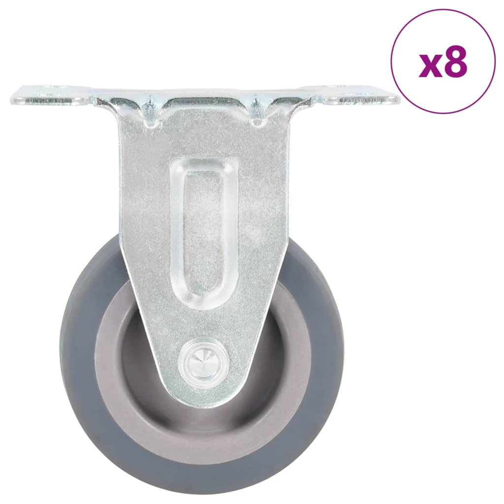 vidaXL Roți fixe, 8 buc., 50 mm vidaXL Roți fixe, 8 buc., 50 mm