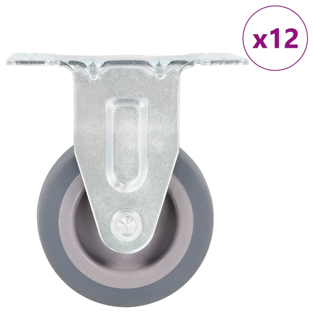 vidaXL Roți fixe, 12 buc., 50 mm vidaXL Roți fixe, 12 buc., 50 mm