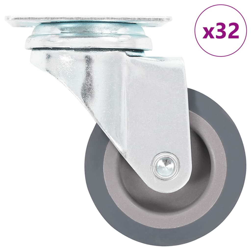 vidaXL Roți pivotante, 32 buc., 50 mm vidaXL Roți pivotante, 32 buc., 50 mm