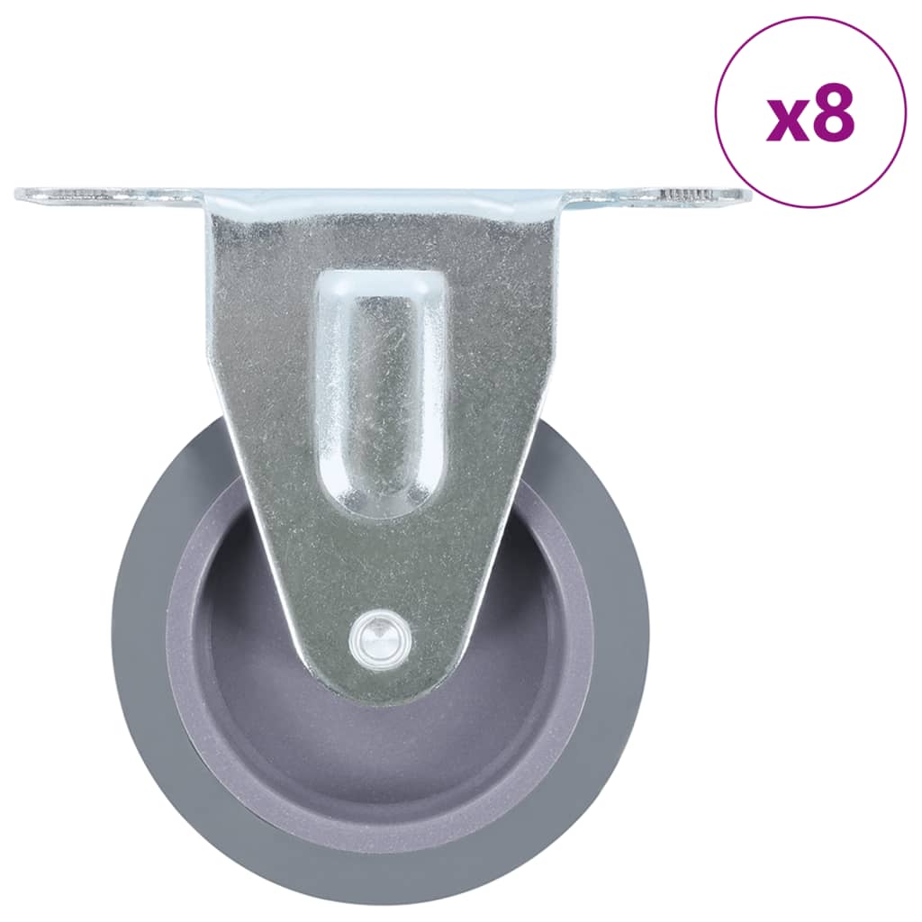 vidaXL Roți fixe, 8 buc., 75 mm vidaXL Roți fixe, 8 buc., 75 mm