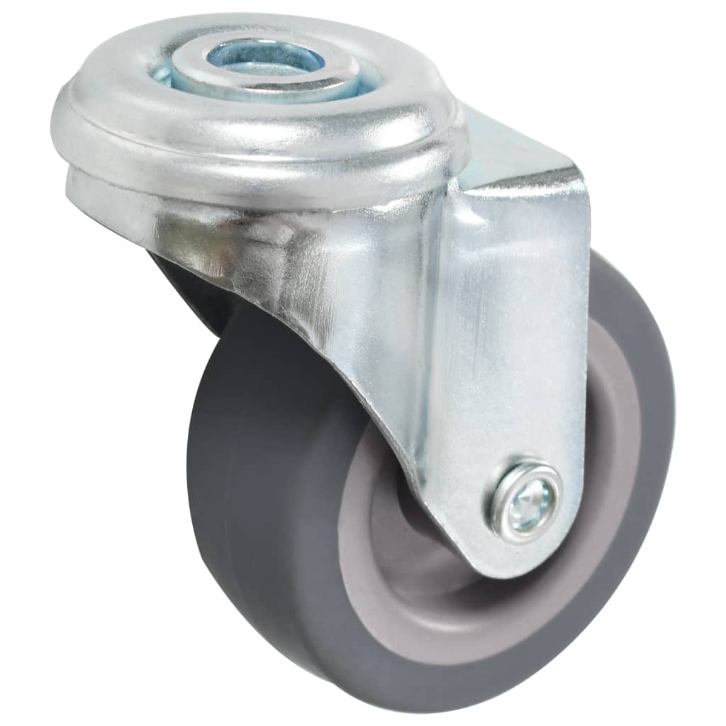 vidaXL Roți pivotante cu gaură pentru șurub, 8 buc., 50 mm