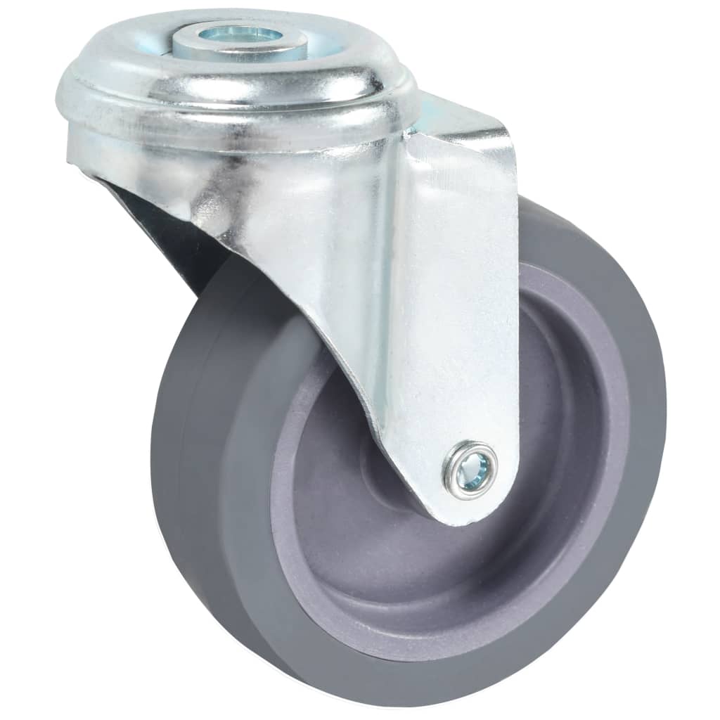 vidaXL Roți pivotante cu gaură pentru șurub, 12 buc., 75 mm vidaXL Roți pivotante cu gaură pentru șurub, 12 buc., 75 mm