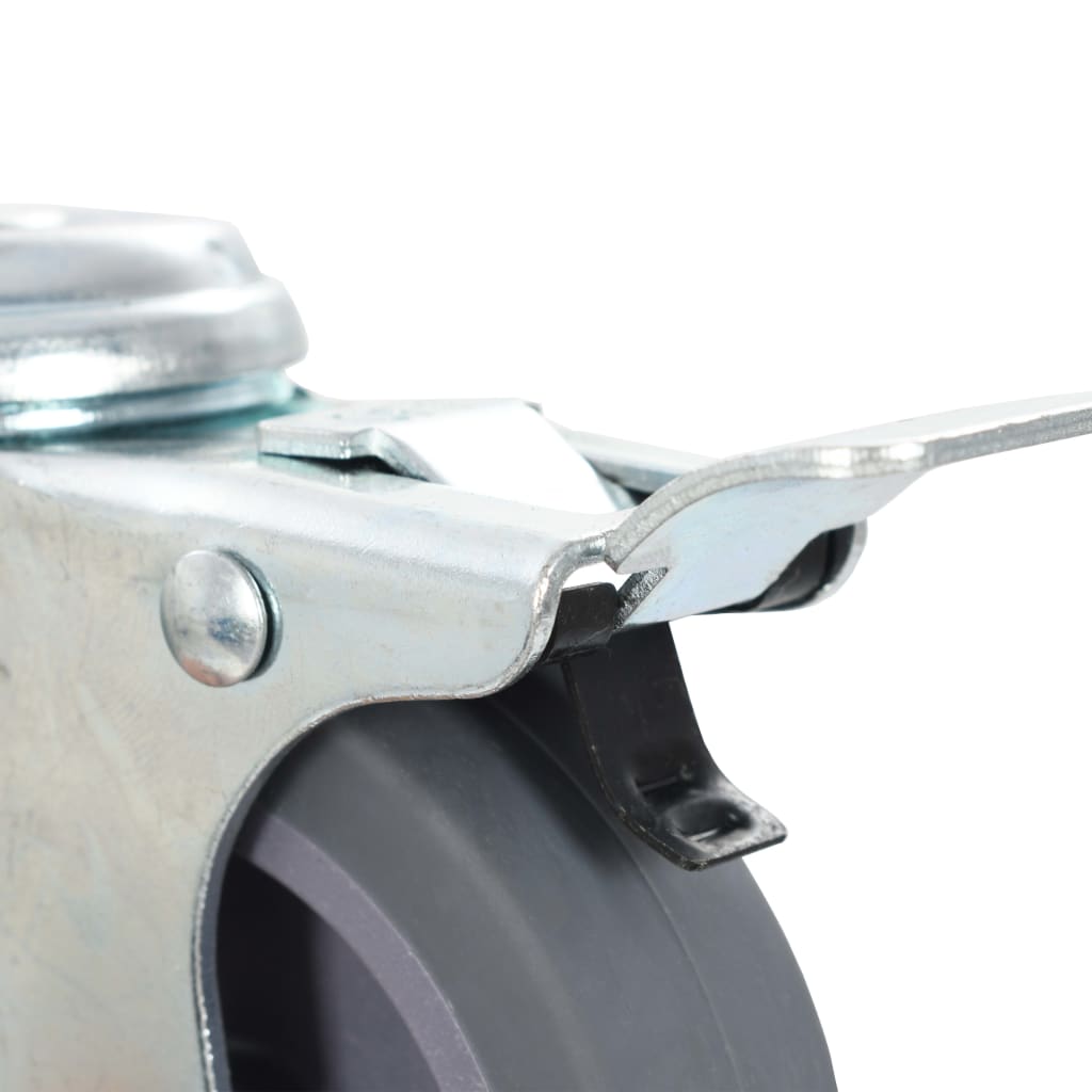 vidaXL Roți pivotante cu gaură pentru șurub, 8 buc., 75 mm vidaXL Roți pivotante cu gaură pentru șurub, 8 buc., 75 mm
